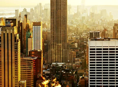 Times Square stop op de NYC in een dag sightseeing tour