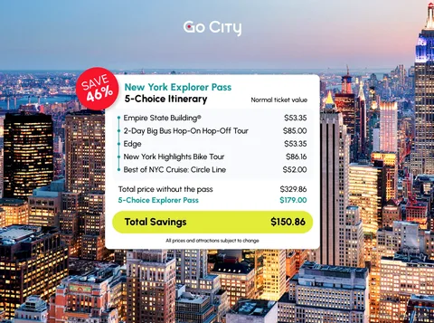 Go City app used with the New York Explorer Pass