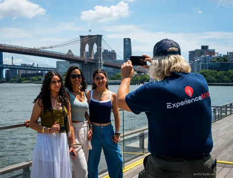 Luxury bus tour of NYC ending at One World Observatory