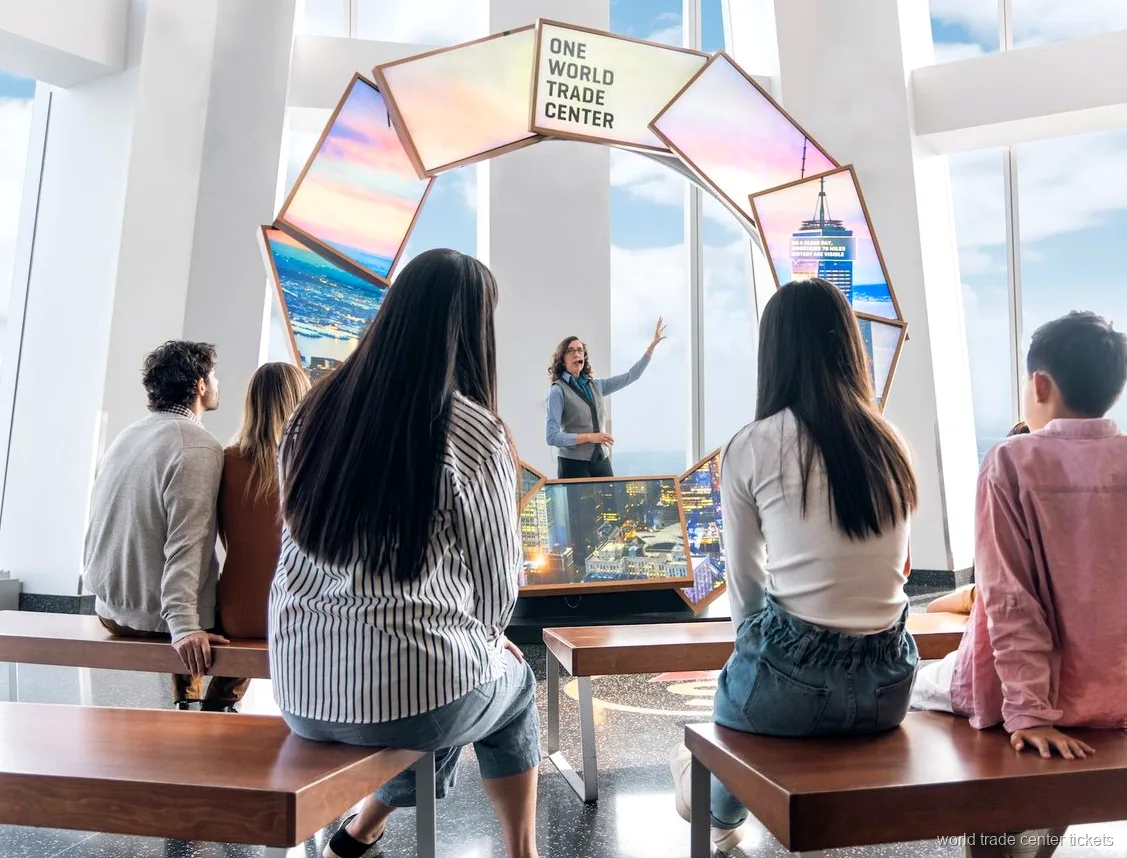Suelo de cristal del Sky Portal en el One World Observatory