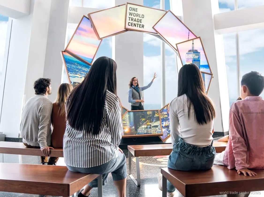 One World Observatory Sky Portal glass floor view