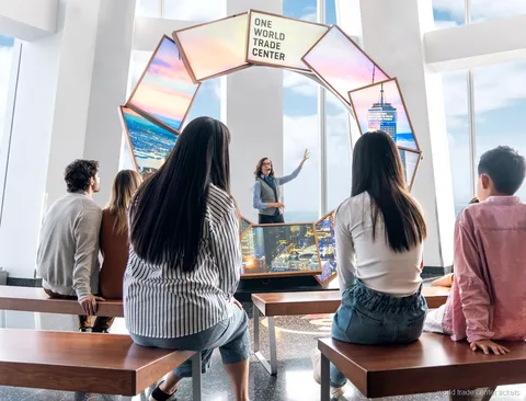 Sky Portal glasgulvsudsigt ved One World Observatory