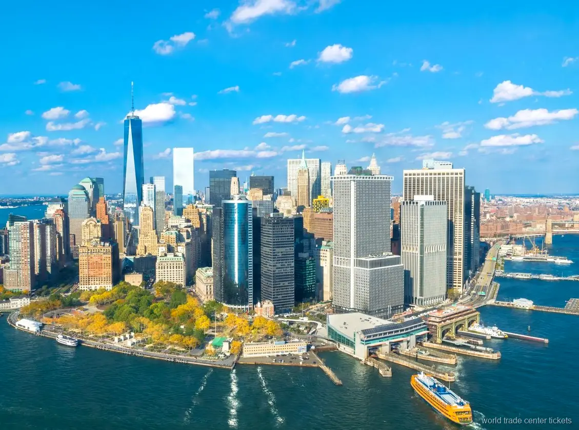 Vista dal One World Observatory inclusa nelle fasce più lunghe del tour di Downtown New York