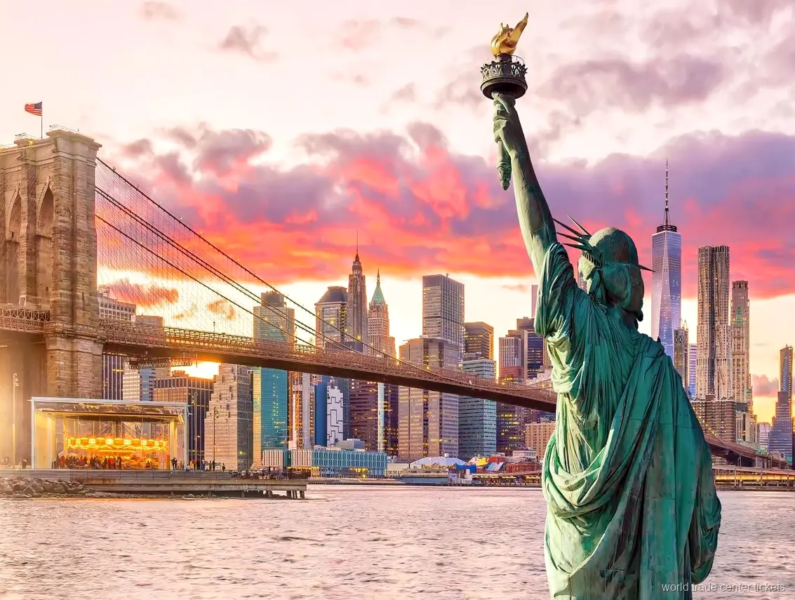 Vista panoramica sullo skyline nel tour privato al One World Observatory